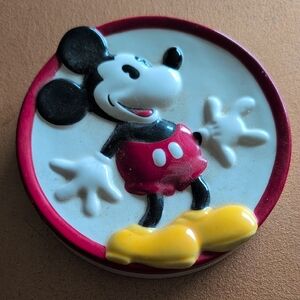Mickey Mouse Decorative Soap Tray With Montgomery Ward's Price Tag On Back